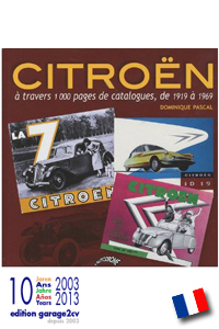 Citroën à travers 1000 pages de catalogues